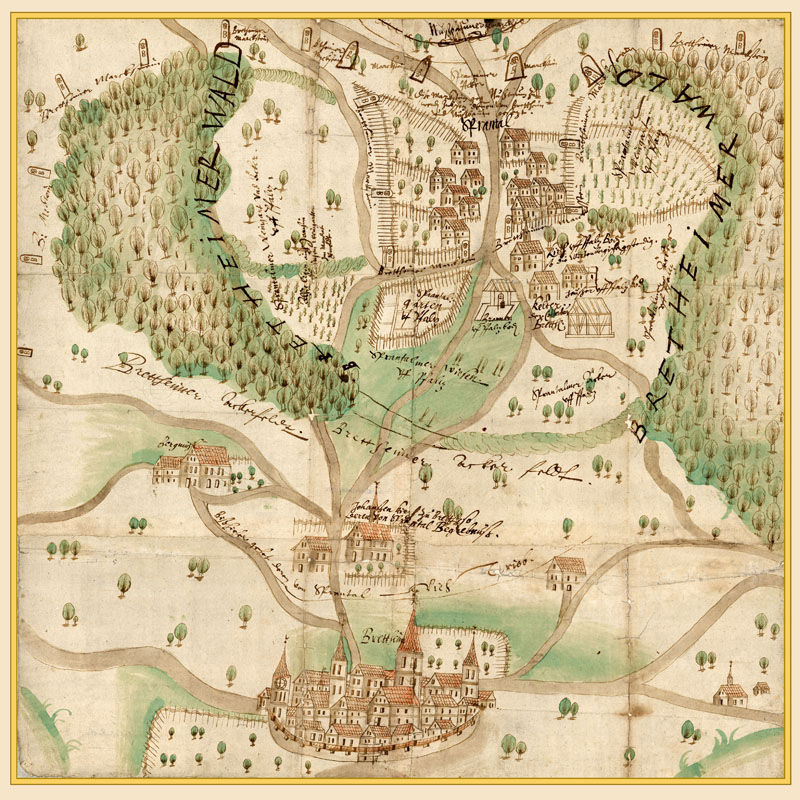 Bretten en omgeving 1606 